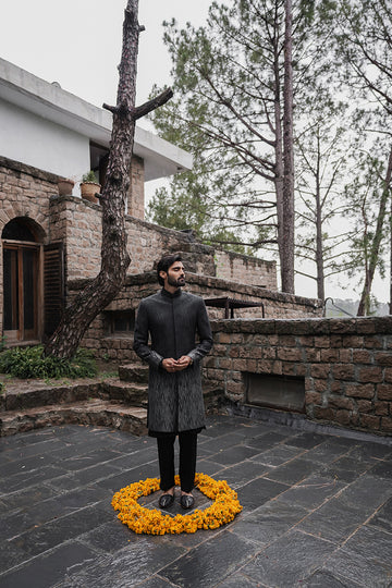 Black Sherwani